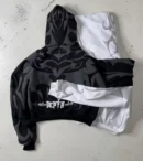 Couple Tribal Shadow Depth Hoodie – Aesthetic Matching Y2K Hoodie