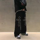 Drip Cross Baggy Track Pant