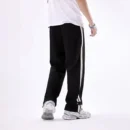 Drip Duo Striped Black Baggy Track Pant