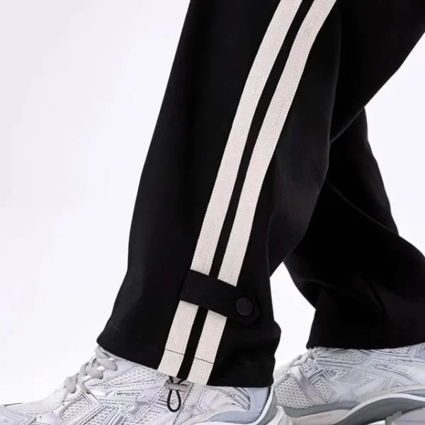 Drip Duo Striped Black Baggy Track Pant - Image 5
