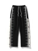 Stylish Heart Fleece Baggy Pant