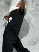 Crossed Aesthetic Drip Baggy Pant