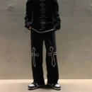 Drip Cross Baggy Track Pant