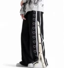 Stylish Heart Fleece Baggy Pant