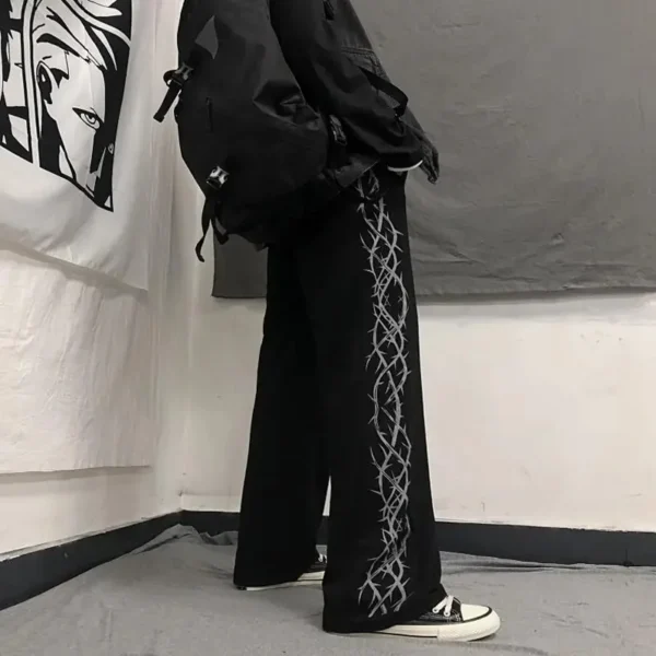 Dual Side Barbed Wire Baggy Pant - Image 3