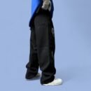 Skull Print Denim Baggy Straight Fit Jeans: Edgy Fashion Statement