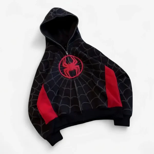Spidey Style Spider Hoodie – Marvel-Inspired Heroic Streetwear Vibes Hoodie - Image 2