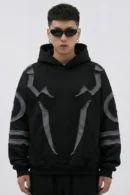 King of Curses Hoodie - Premium Jujutsu Kaisen Front View by THE DRIP SOUL