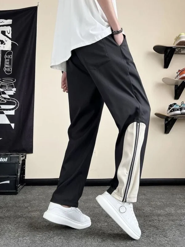 zipper track pant