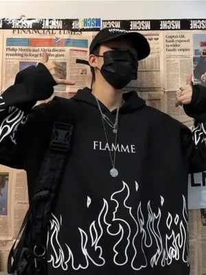 Fire Flame Hoodie