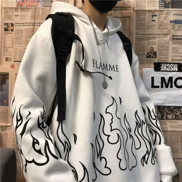 Fire Flame Hoodie