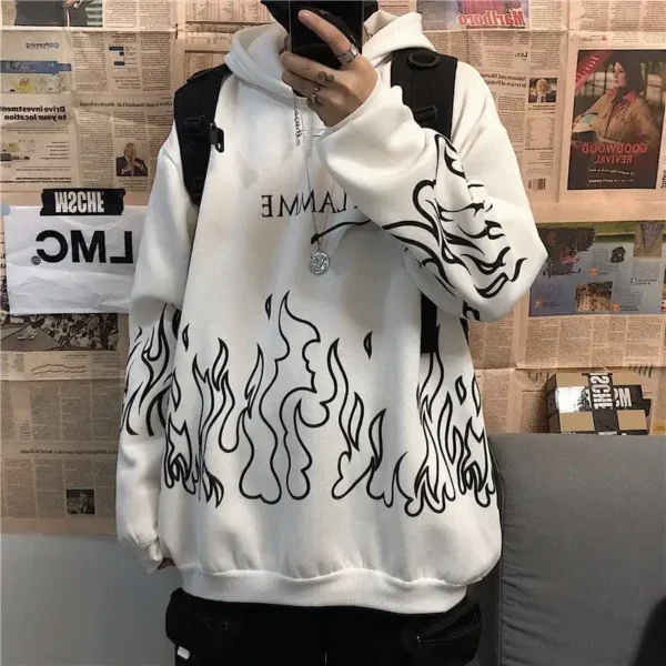 Fire Flame Hoodie