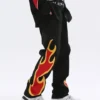 red flame baggy pant