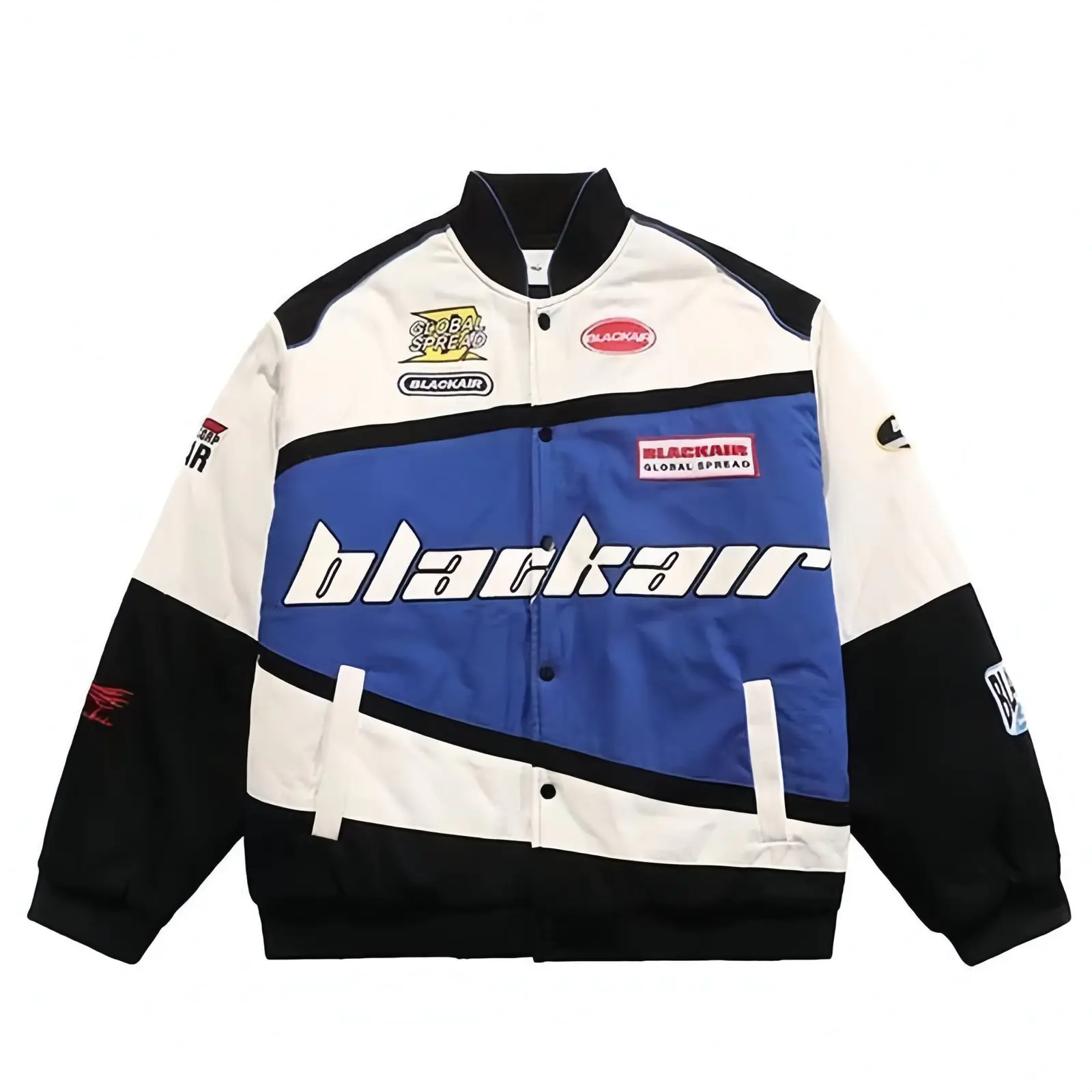 Black Air Classic Iconic Vintage Pro Racing Jacket - Image 3
