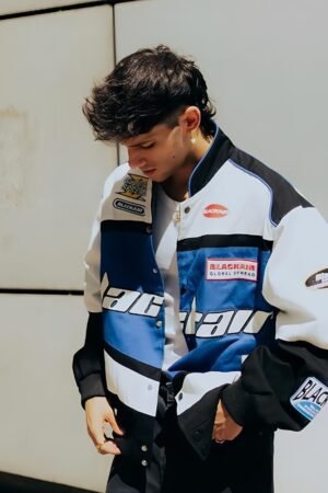 Black Air Jacket Blue2