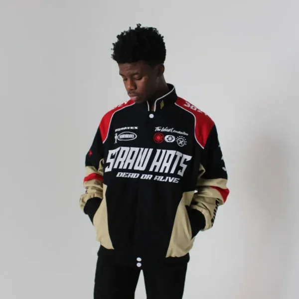 The Drip Soul Straw Hat Pirates Jacket – One Piece Bomber Varsity Jacket