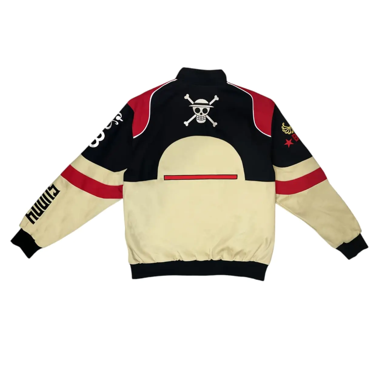  One Piece Jacket – Stylish Straw Hat Pirates Jacket by The Drip Soul Featuring Monkey D. Luffy  - Image 3