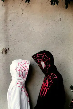Couple Spider-Man Full Zipper Hoodie Set - Matching Superhero Hoodies by The Drip Soul