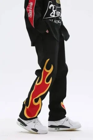 Red Flame Firestorm Baggy Pant