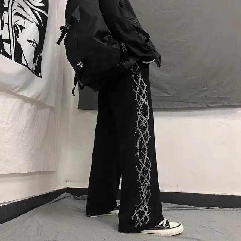 Dual Side Barbed Wire Baggy Pant - Image 3