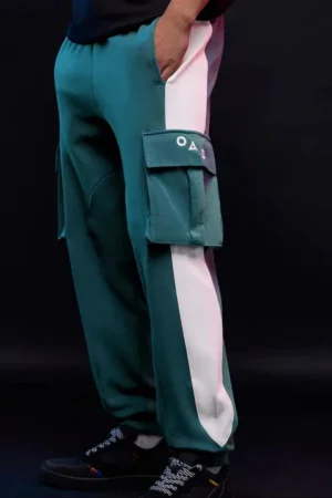 Green Cargo Pants For Men  – Baggy Fit Streetwear for Ultimate Comfort