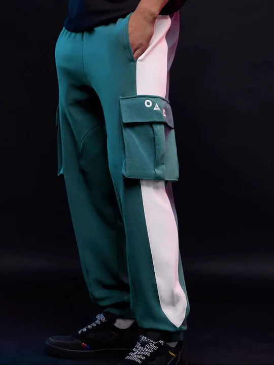 Green Cargo Pants For Men – Baggy Fit Streetwear for Ultimate Comfort