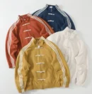 The Drip Soul's Original Chinese New Year Knot Jacket collection in multiple colors, featuring premium 420 GSM Vegan Suede and archival Adidas-inspired aesthetics.