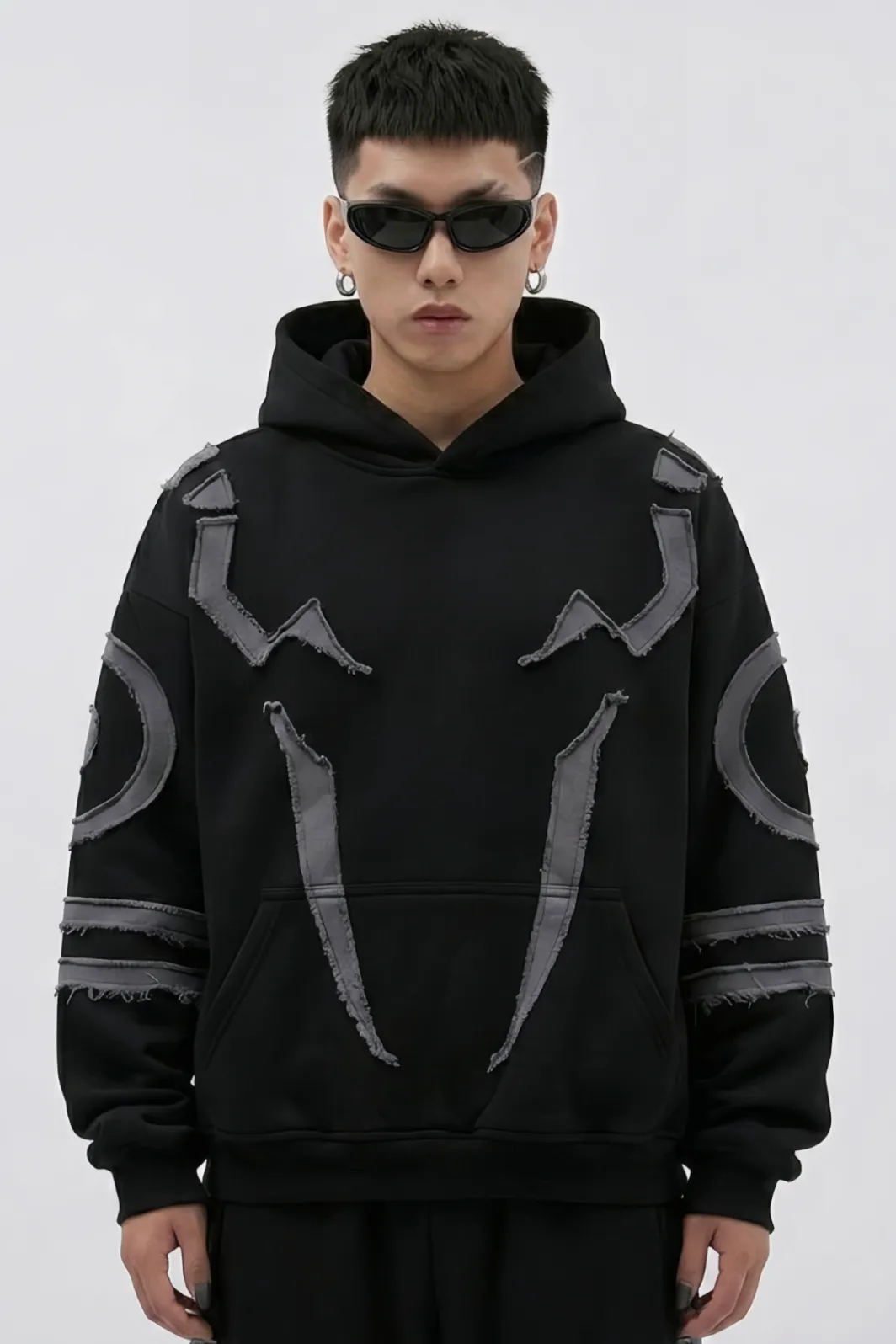 King of Curses Hoodie - Premium Jujutsu Kaisen Front View by THE DRIP SOUL