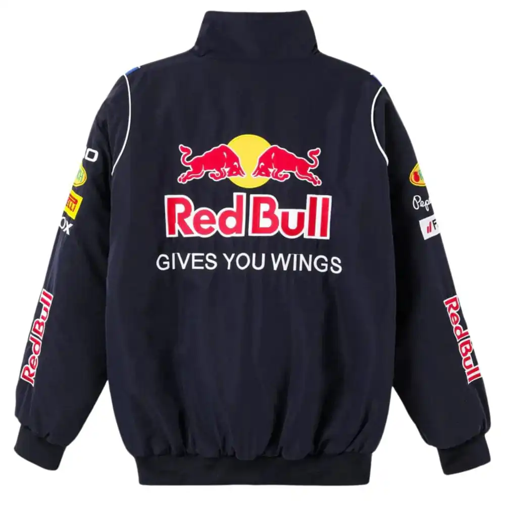Black Leather Jacket and Red Bull Racing Jacket — Combo Pack | THE DRIP SOUL - Image 4