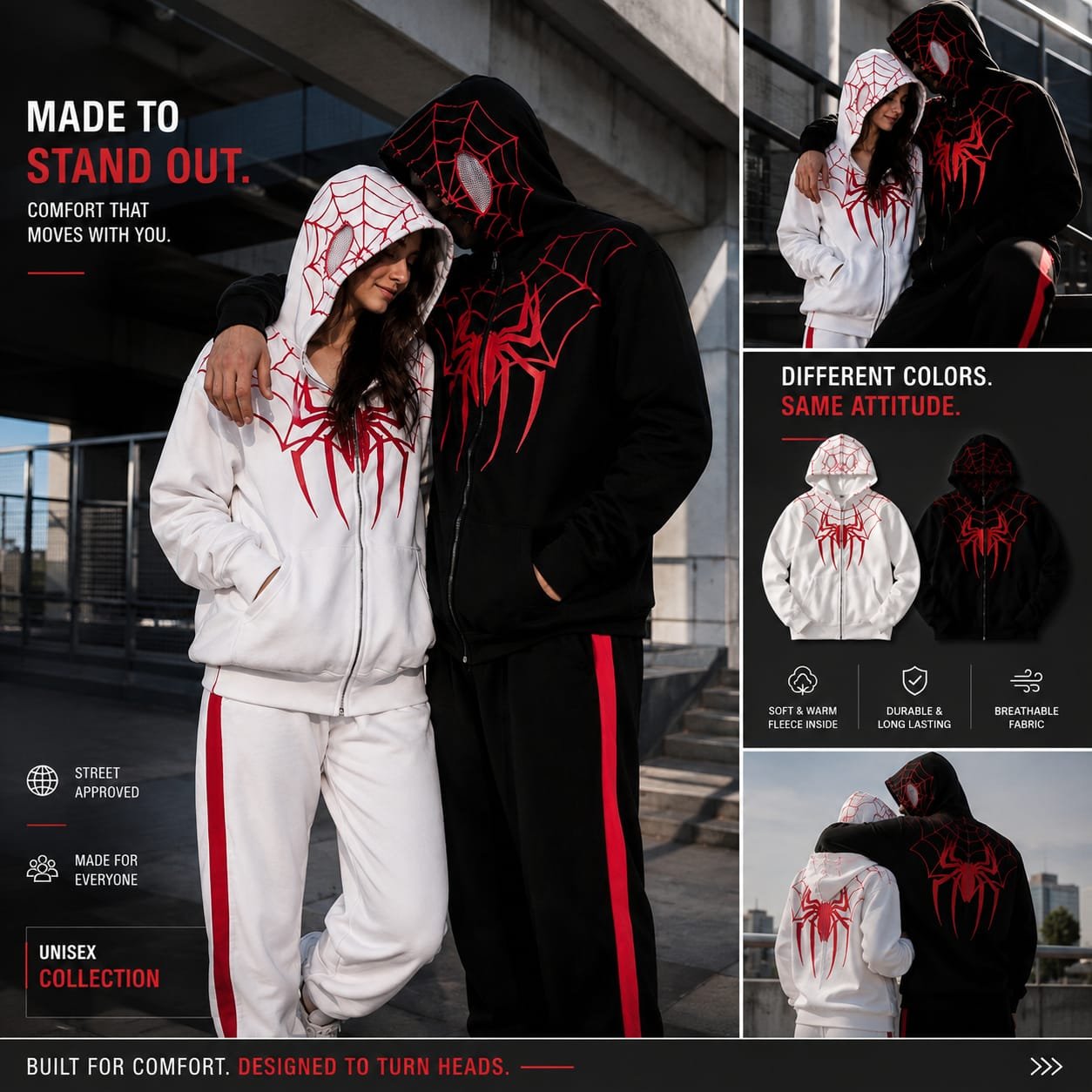 Matching Hoodies for Couples – Premium Unisex Hoodie Set - Image 2